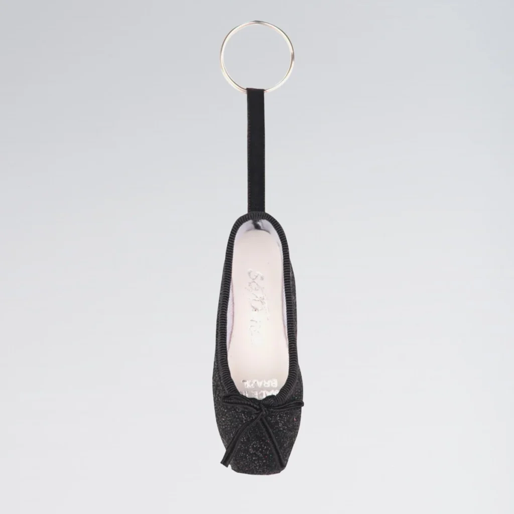 Glitter Ballet Slipper Keyring